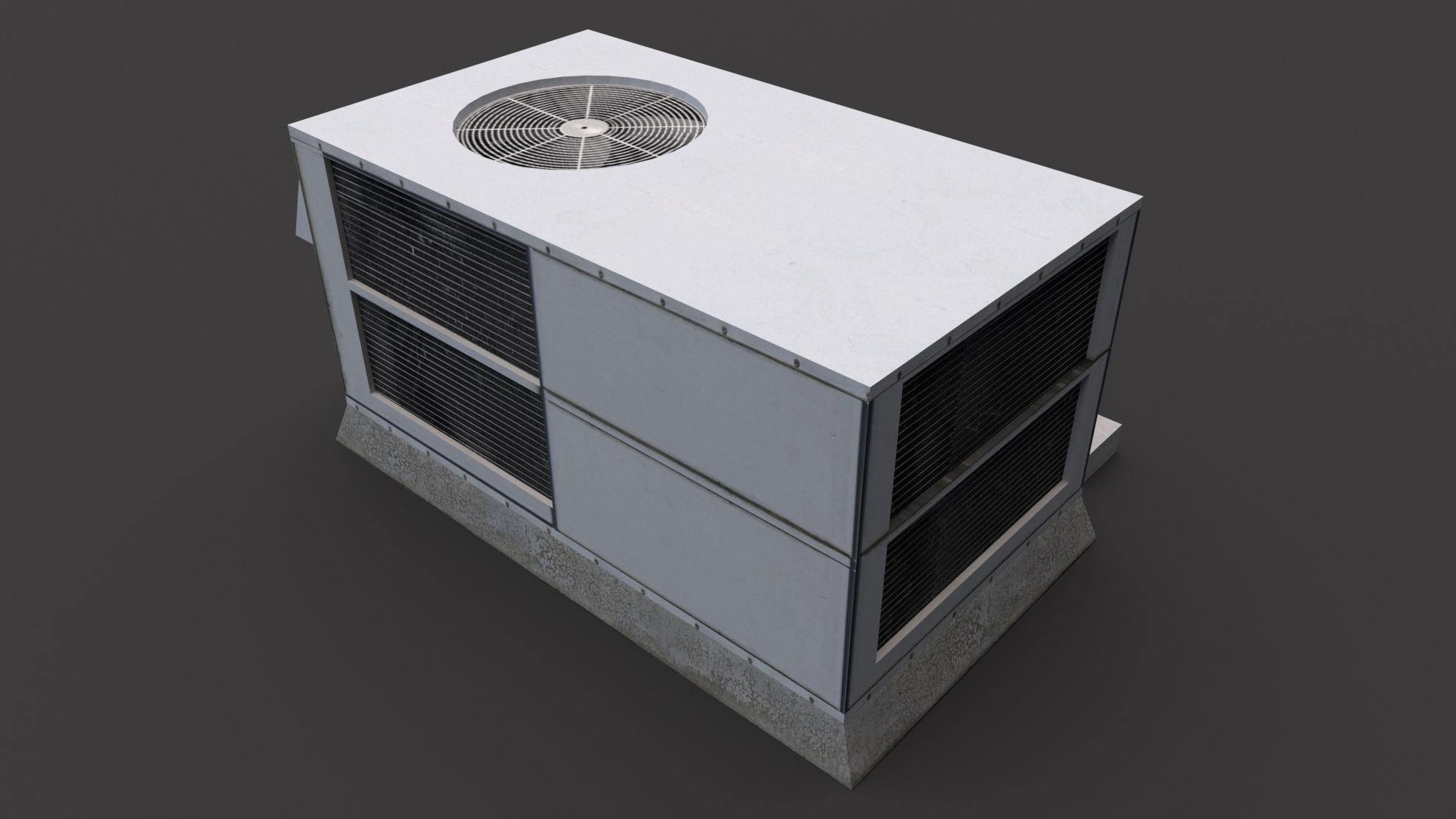Air Conditioner Rooftop 01 3D model_2