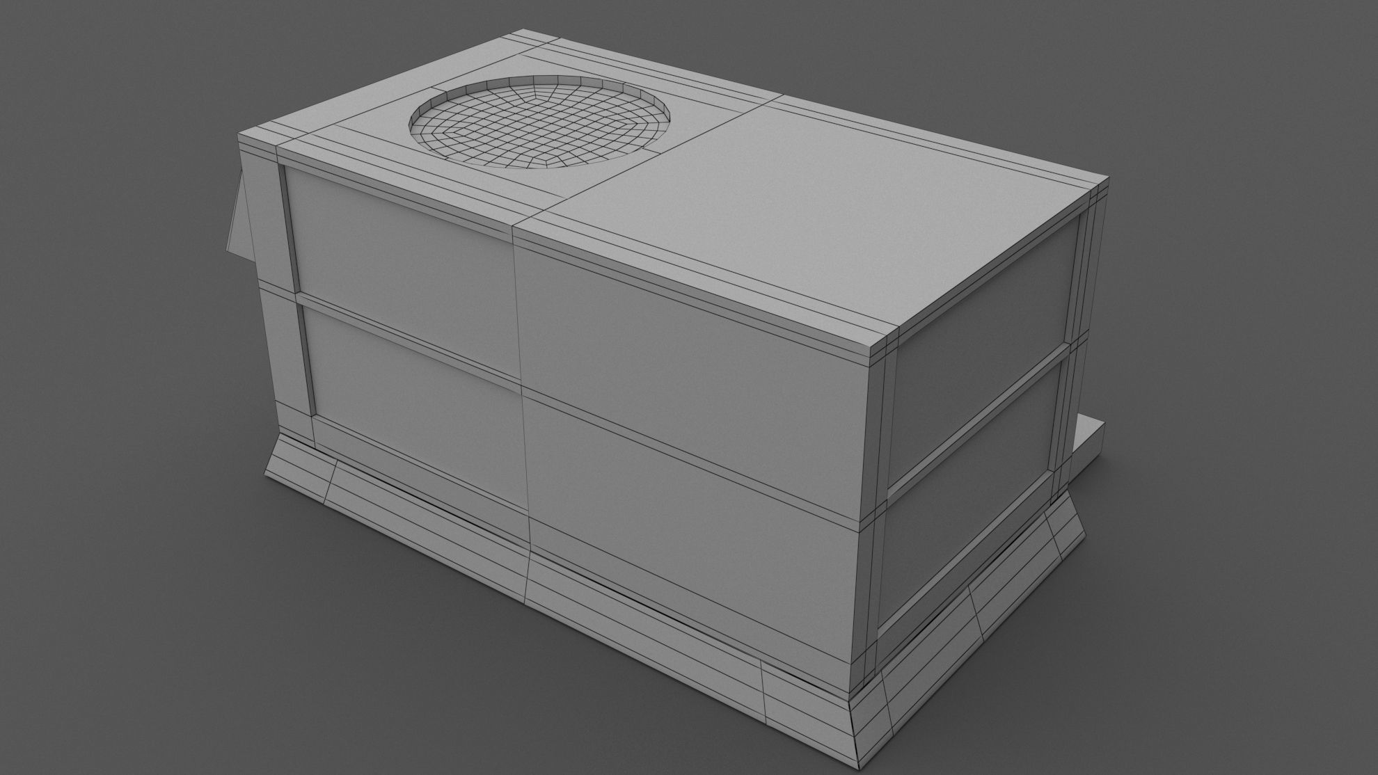 Air Conditioner Rooftop 01 3D model_7