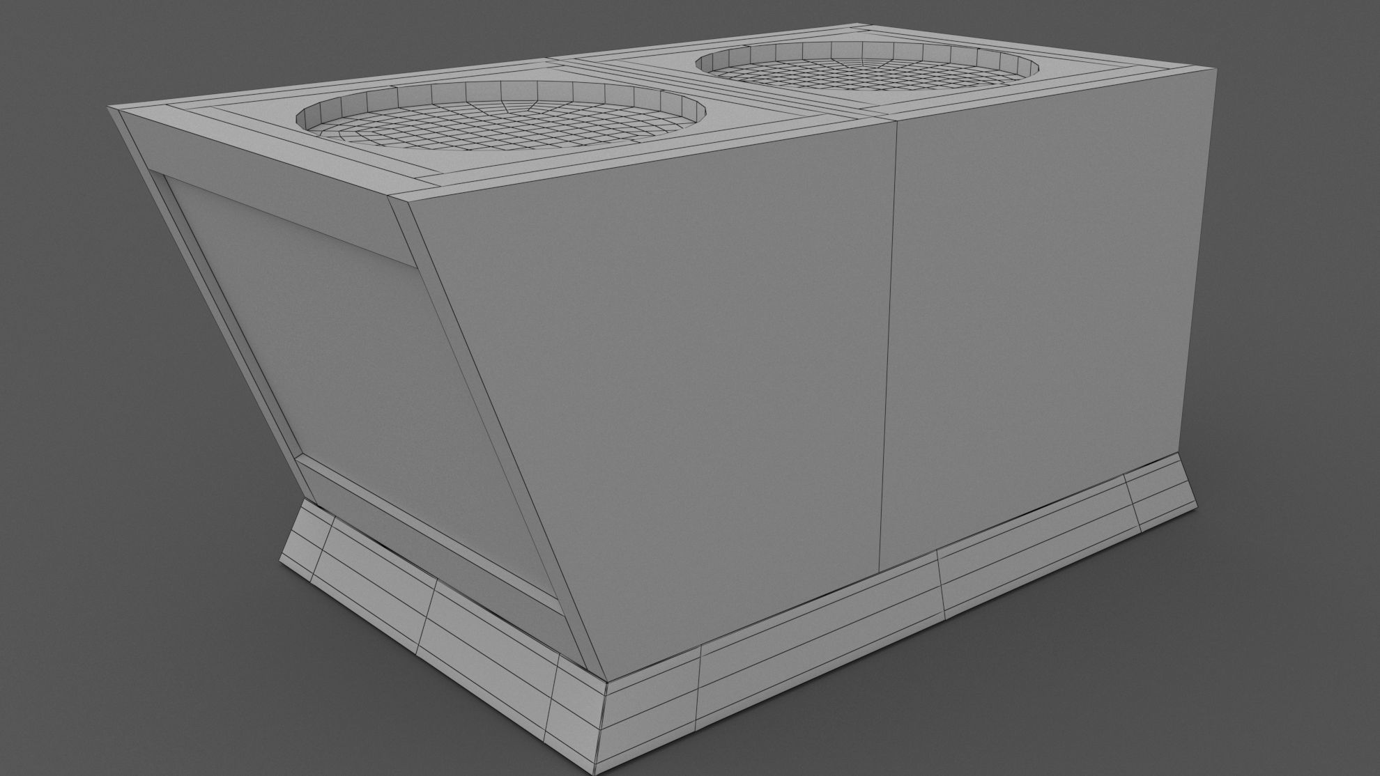 Air Conditioner Rooftop 02 3D model_8