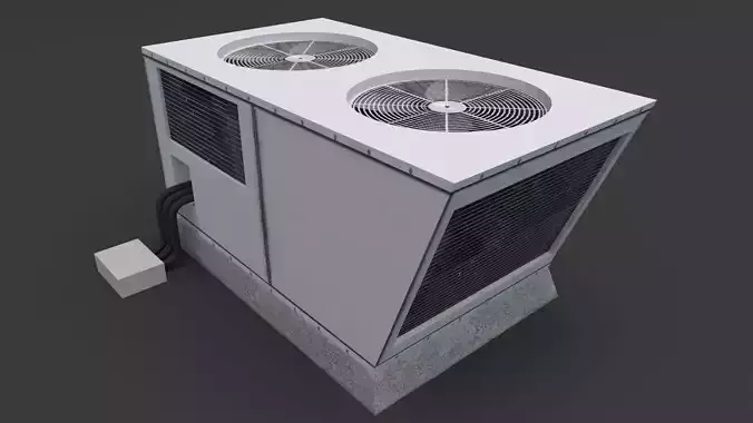 Air Conditioner Rooftop 02 3D model