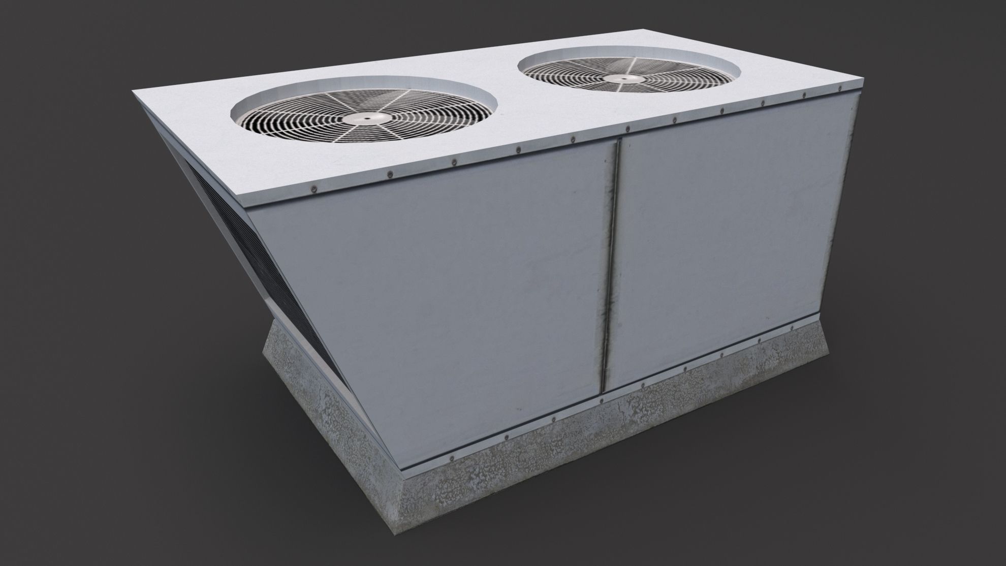 Air Conditioner Rooftop 02 3D model_1