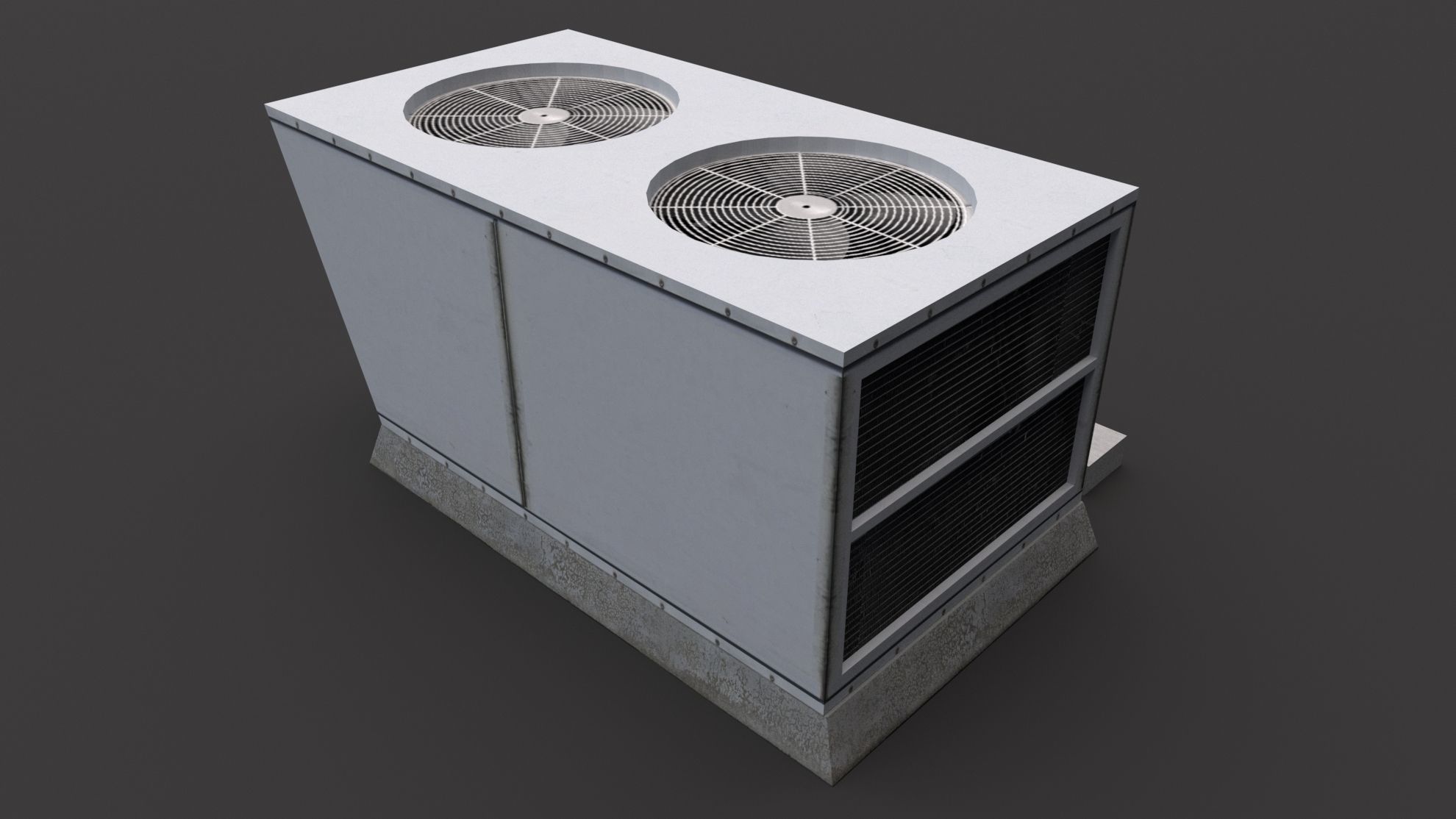 Air Conditioner Rooftop 02 3D model_2