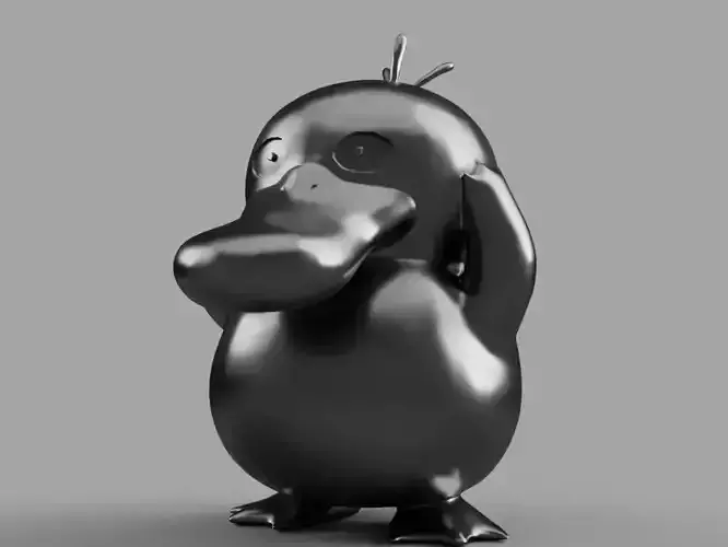Pokemon Psyduck 3D Model - 45mm - Ready to Print