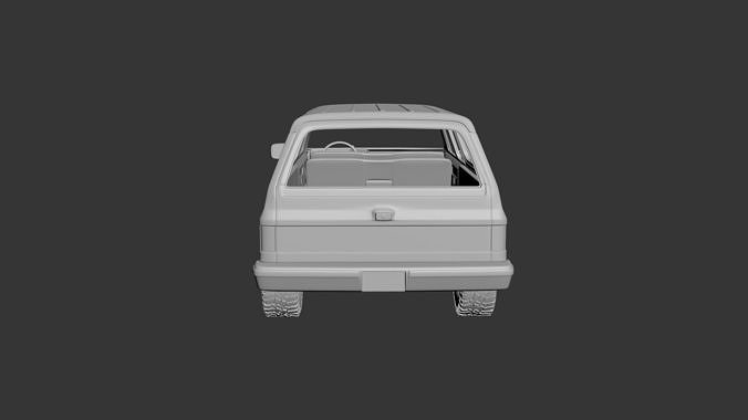 Chevrolet Suburban 1989 3D print model 4