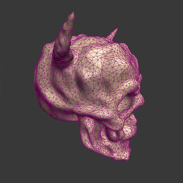 Demon Skull 3D model_12