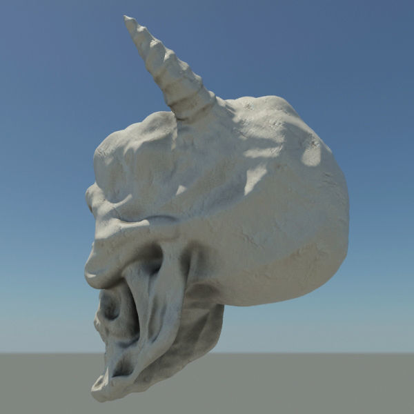 Demon Skull 3D model_7