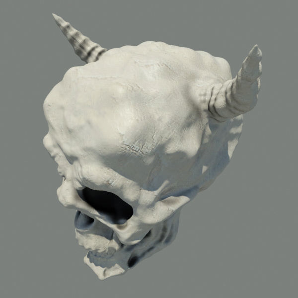 Demon Skull 3D model_8
