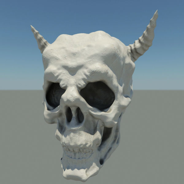 Demon Skull 3D model_4