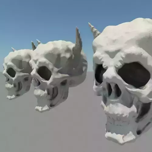 Demon Skull 3D model