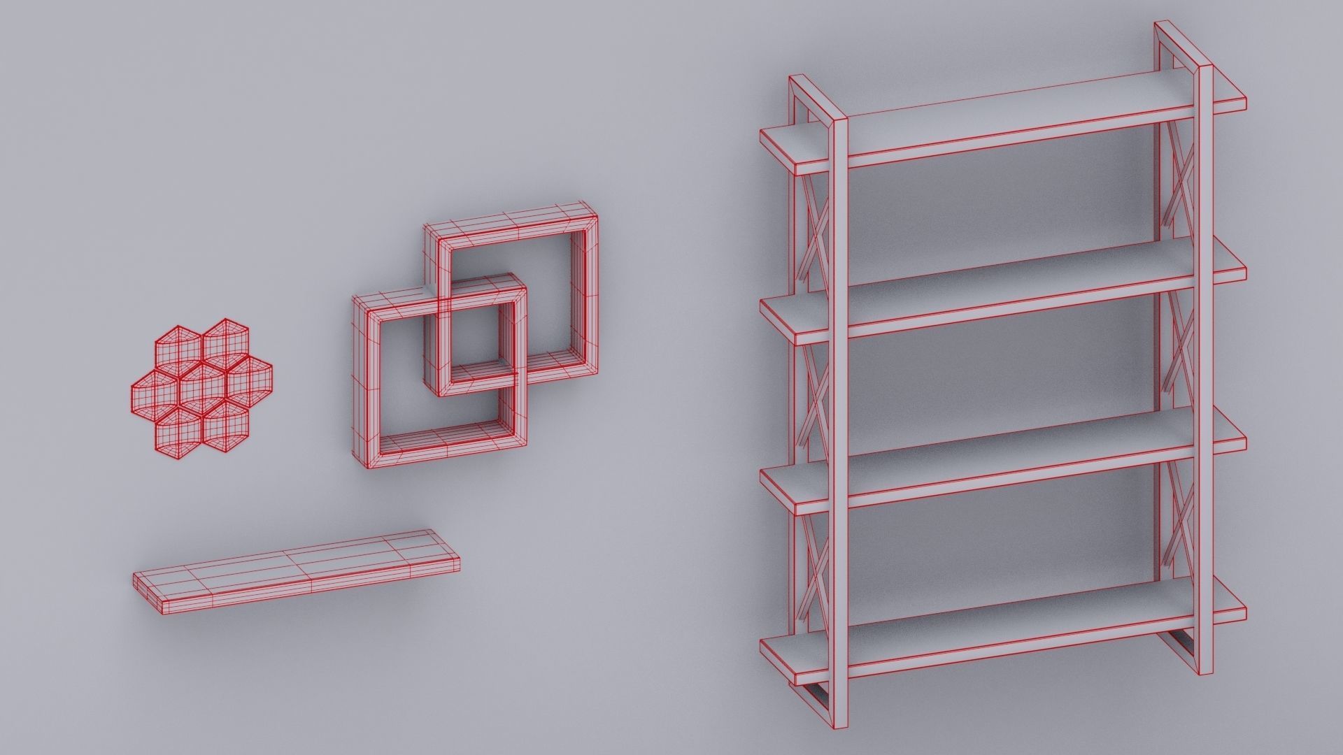 Interior Decoration 3D model_20