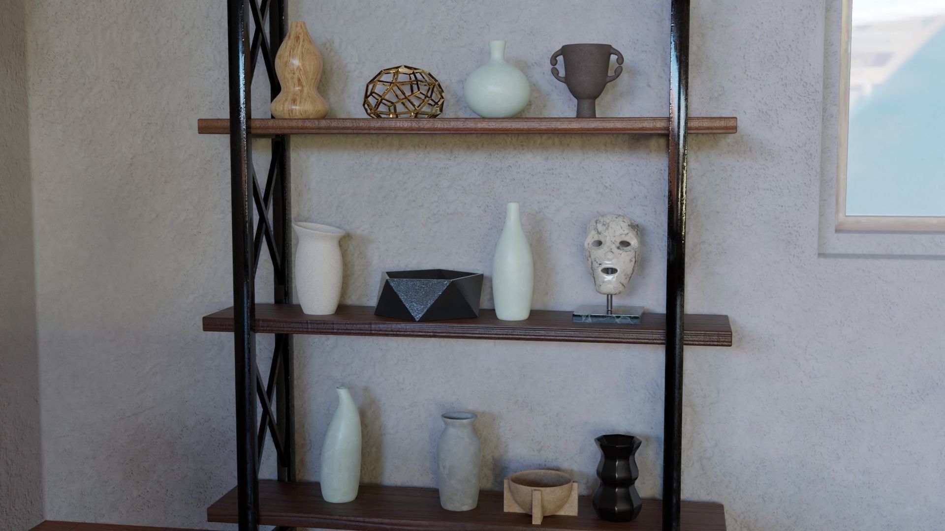 Interior Decoration 3D model_2