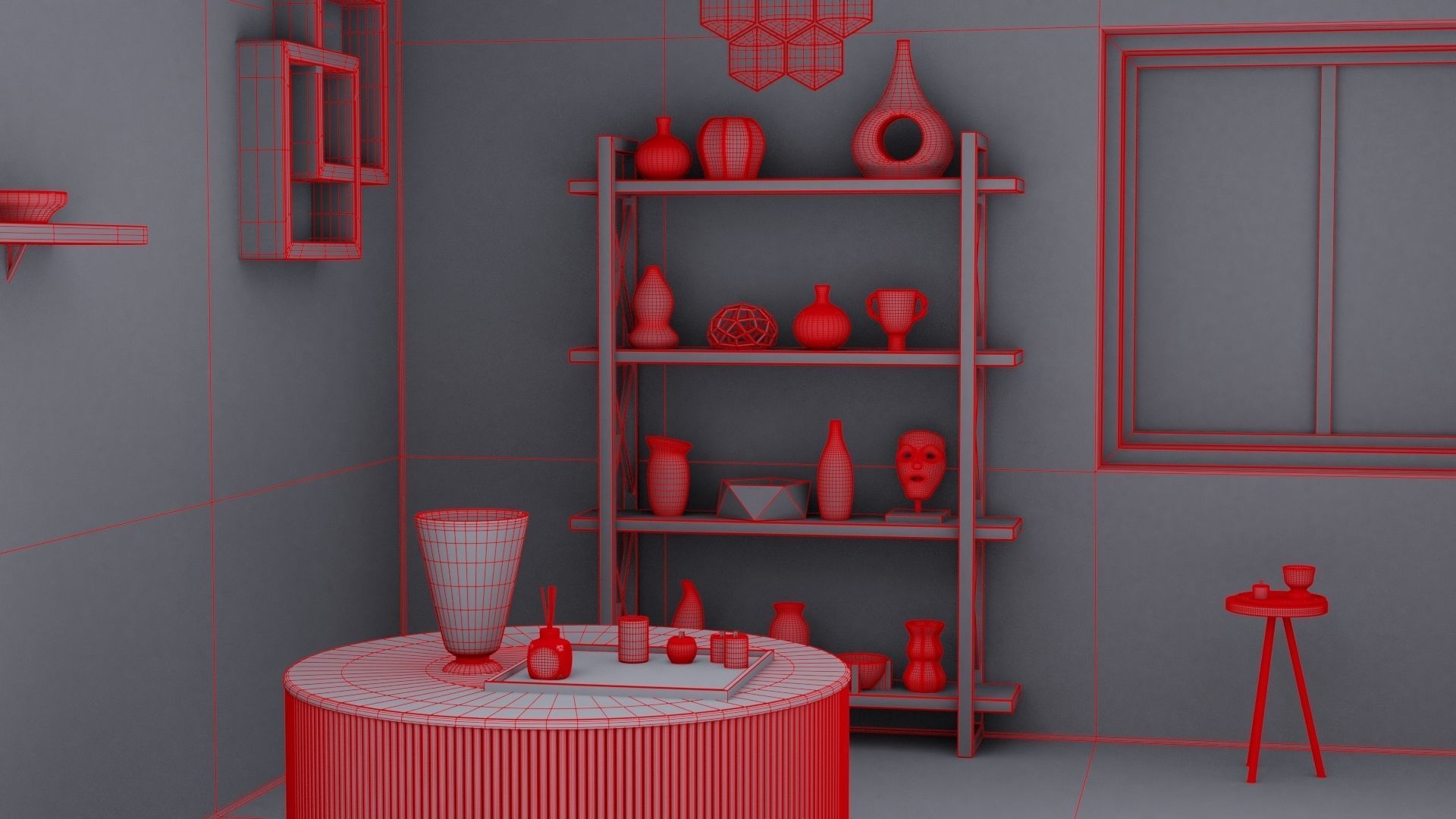Interior Decoration 3D model_21