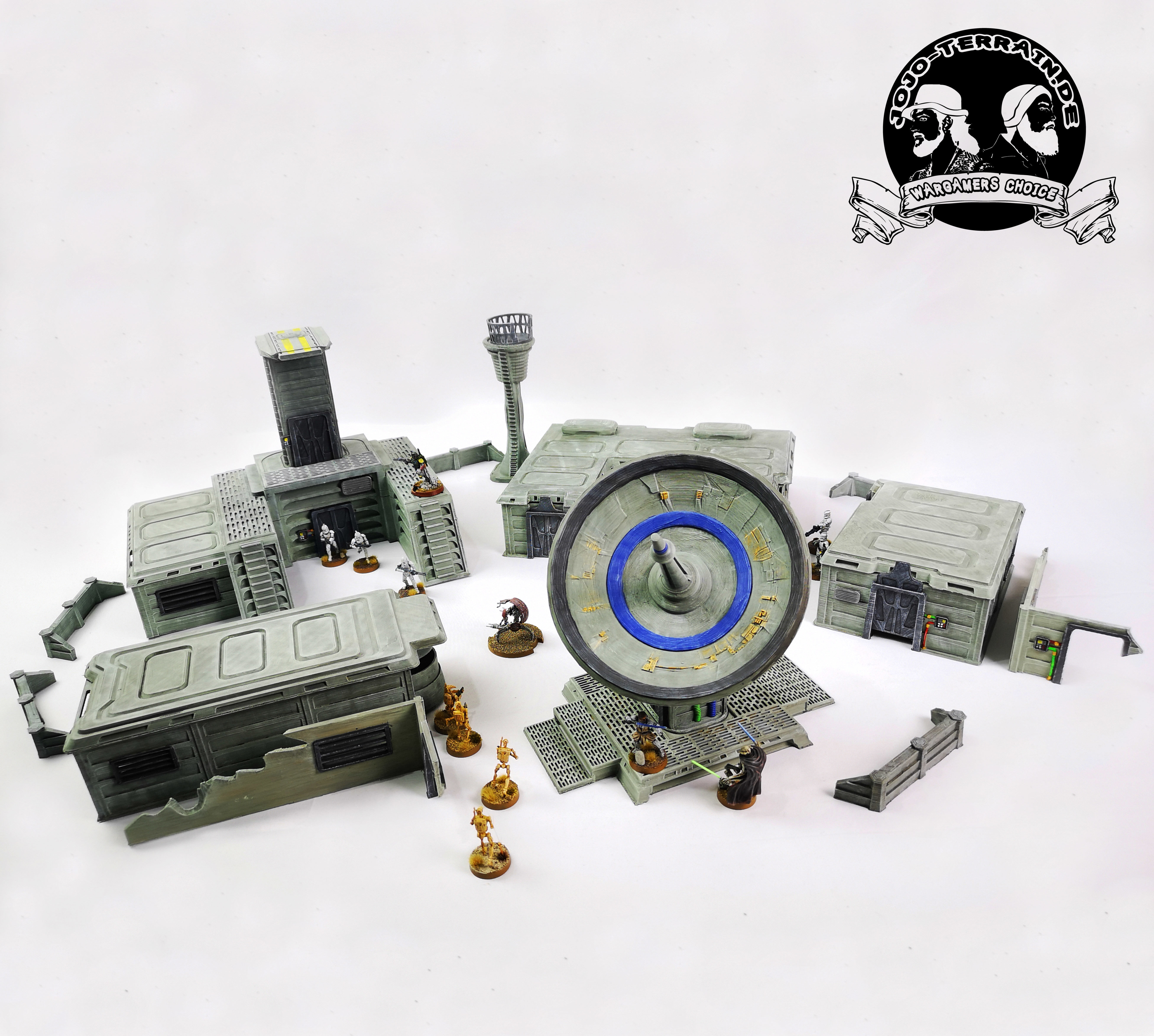 30STLs Conqueror Camp Set 3d printable Legion wargaming terrain Free 3D print model_2