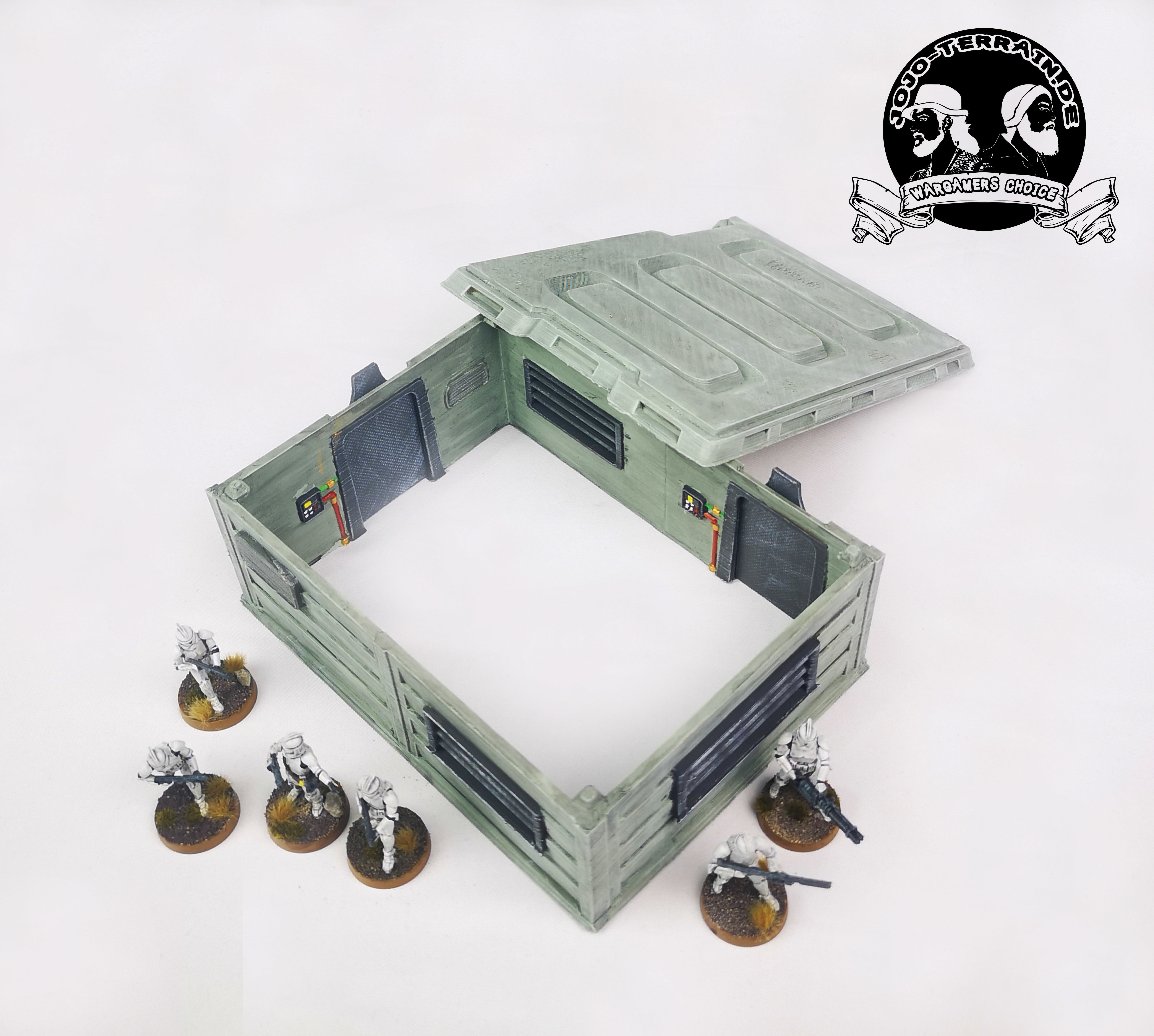 30STLs Conqueror Camp Set 3d printable Legion wargaming terrain Free 3D print model_12