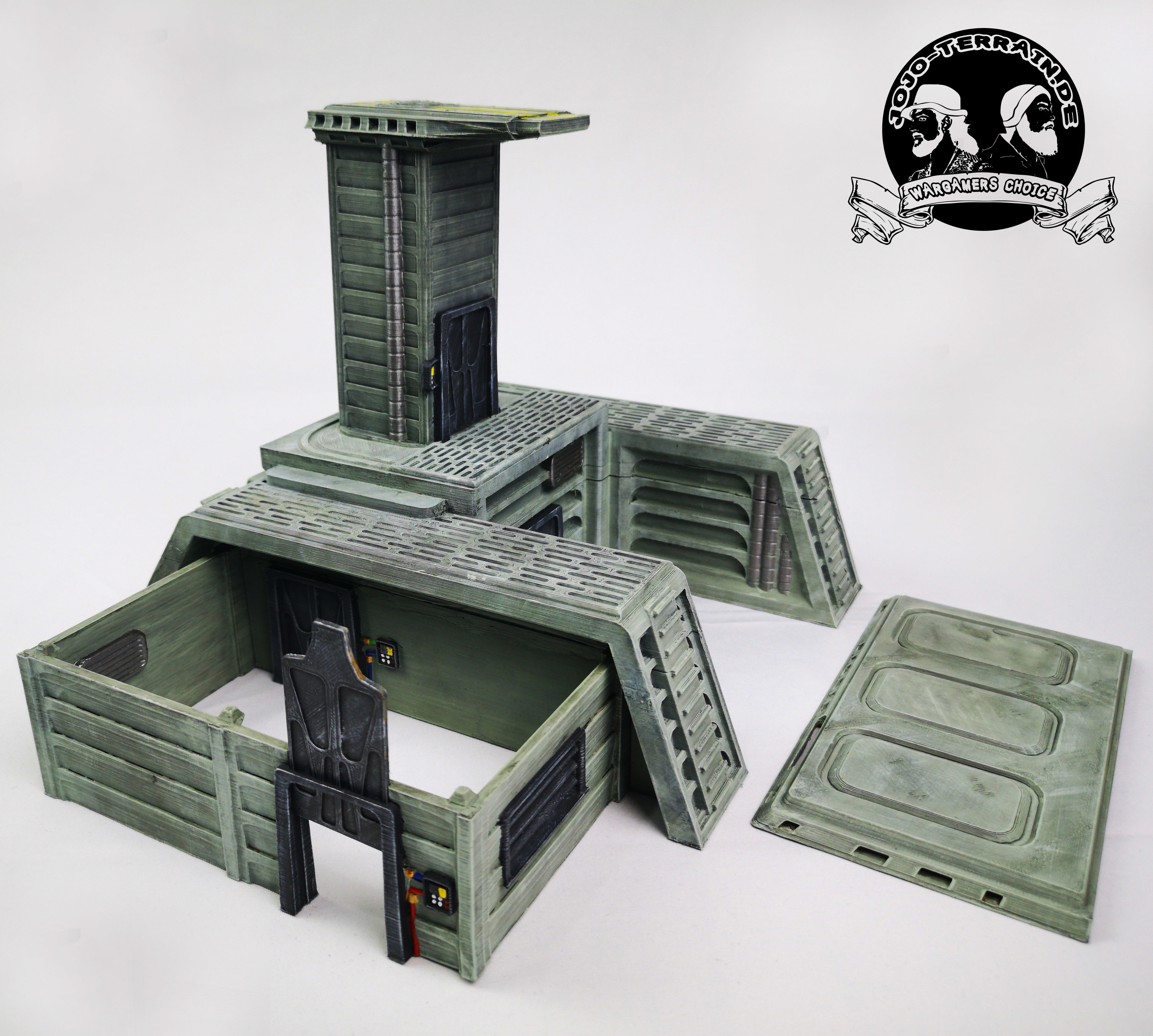 30STLs Conqueror Camp Set 3d printable Legion wargaming terrain Free 3D print model_20