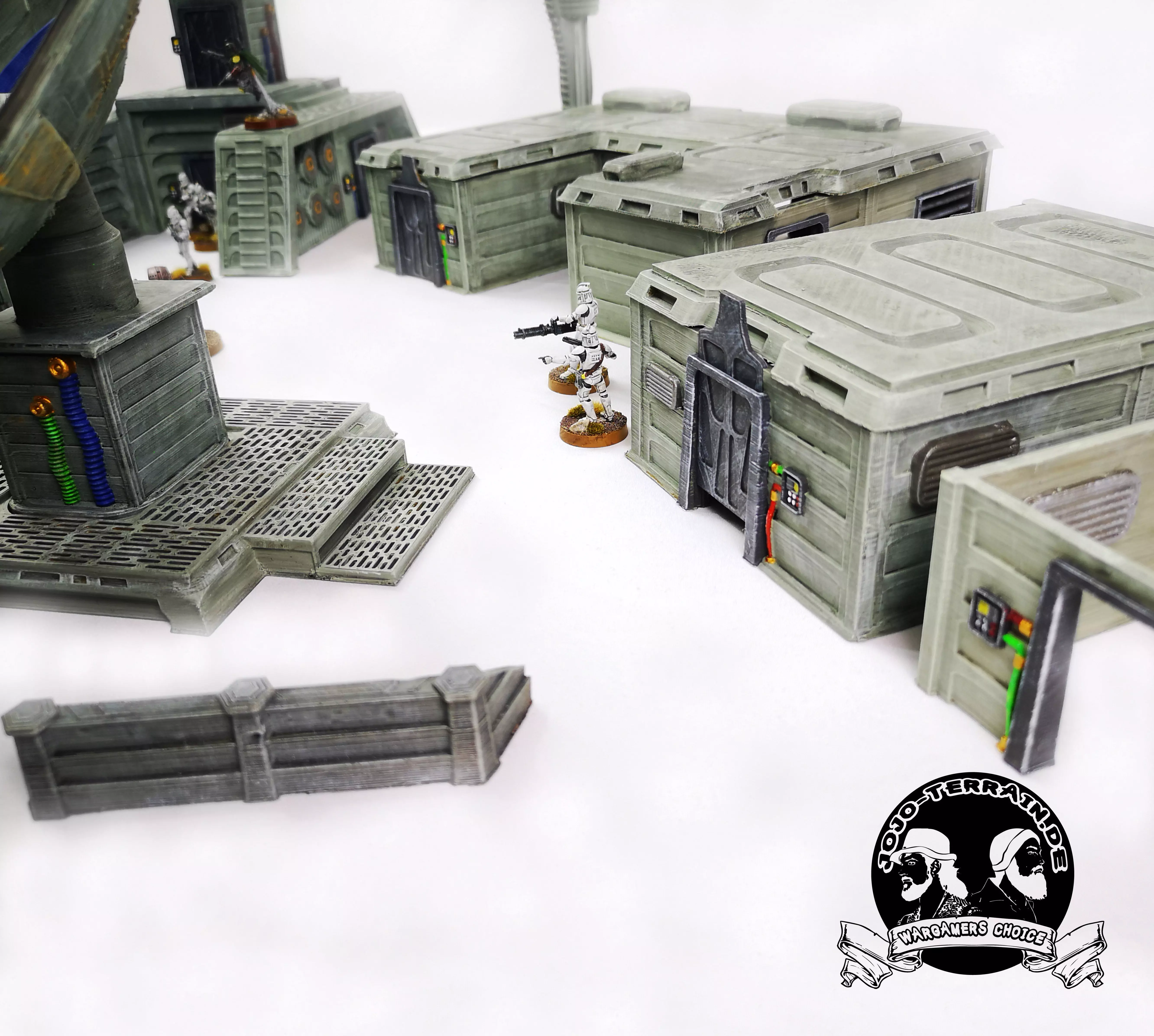 30STLs Conqueror Camp Set 3d printable Legion wargaming terrain Free 3D print model_0