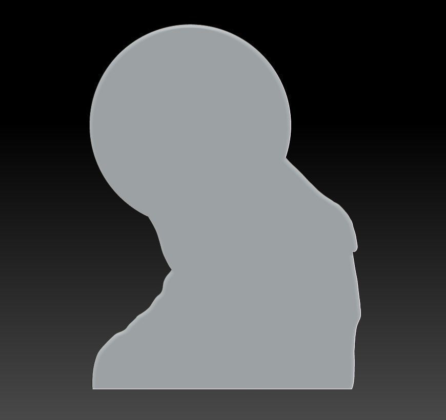 Virgin Mary 4 3D print model_4