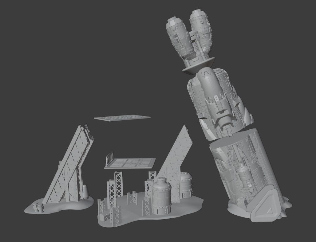 Desert Queen 3d printable Legion wargaming terrain Eyecatcher Free 3D print model_1