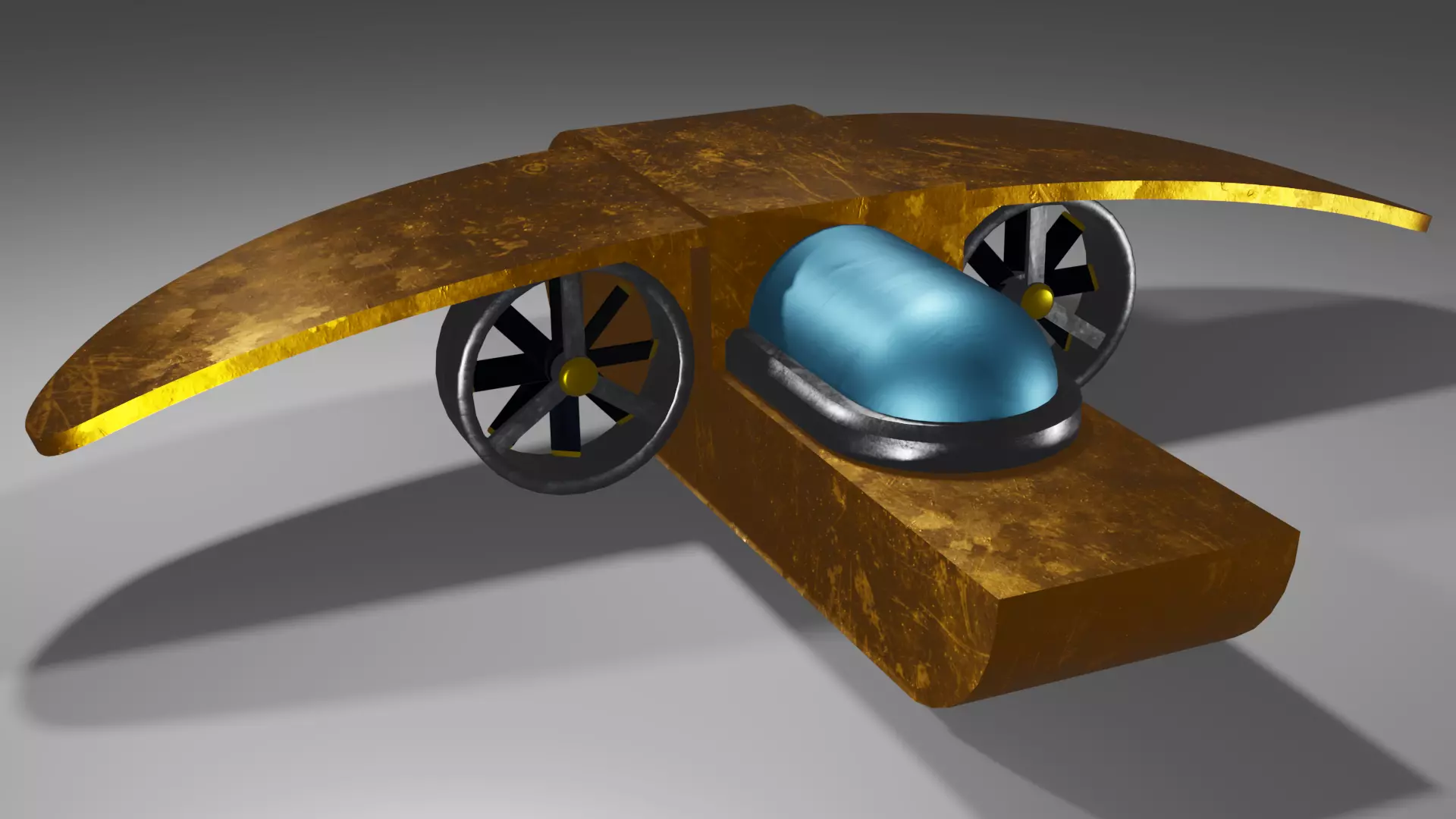 Scout Submarine Free low-poly 3D model
