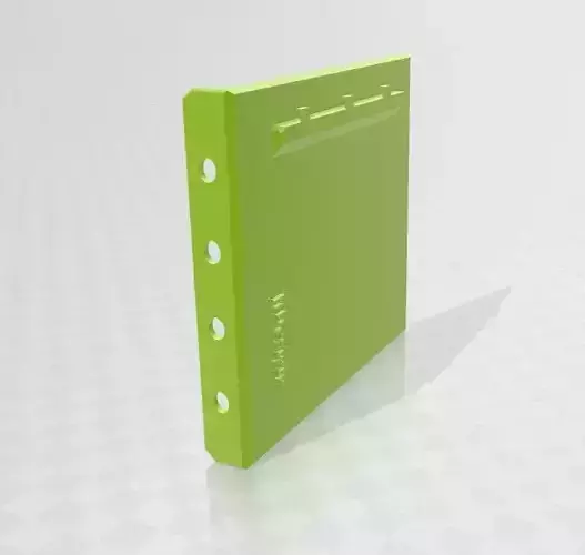 Computer add on blockoff plate 3D print model