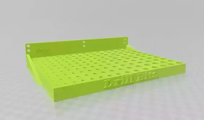 Drill Bit Shelf 3D print model
