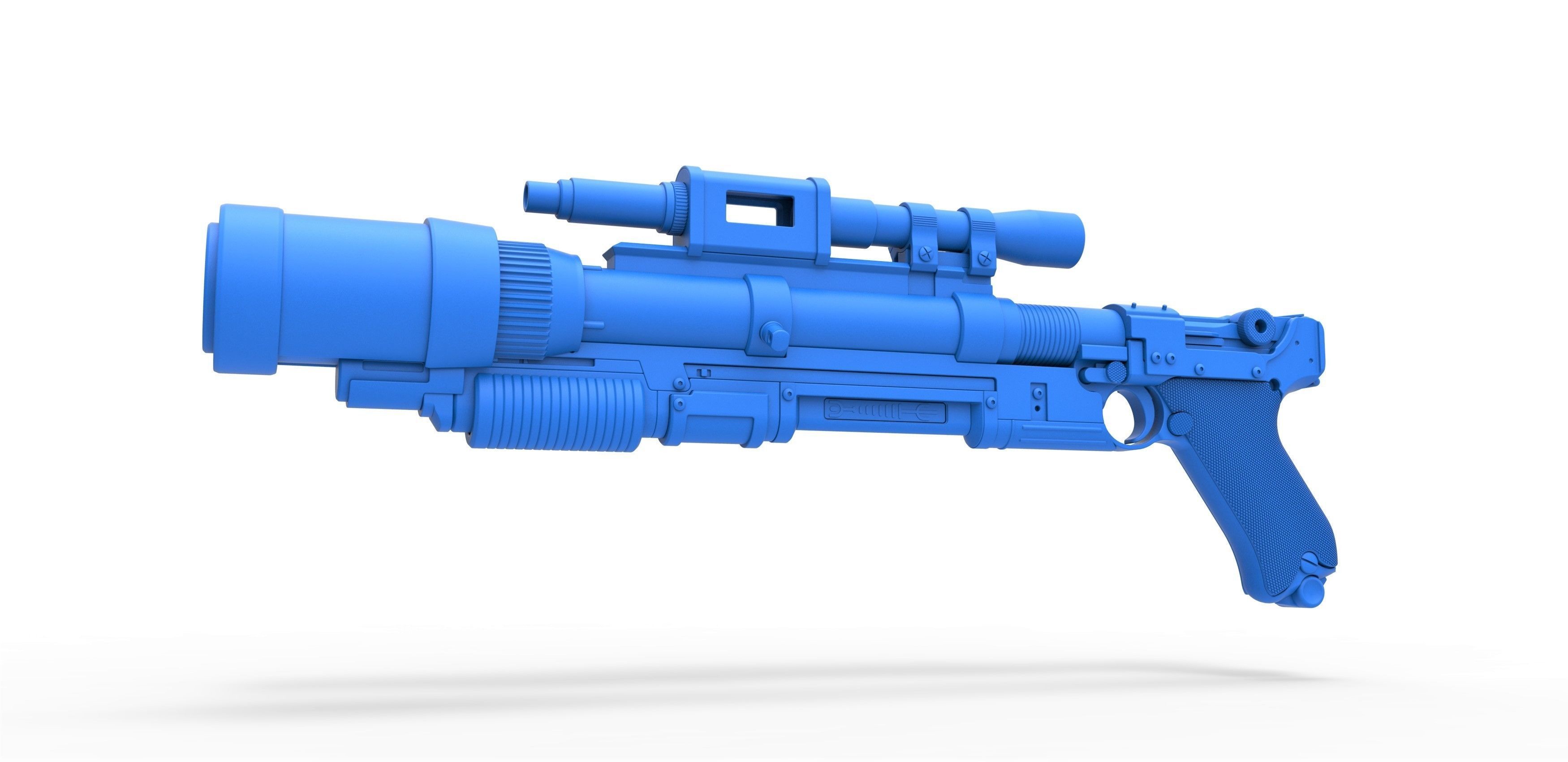 Ion Launcher Blaster A-180 from Star Wars 3D model_16