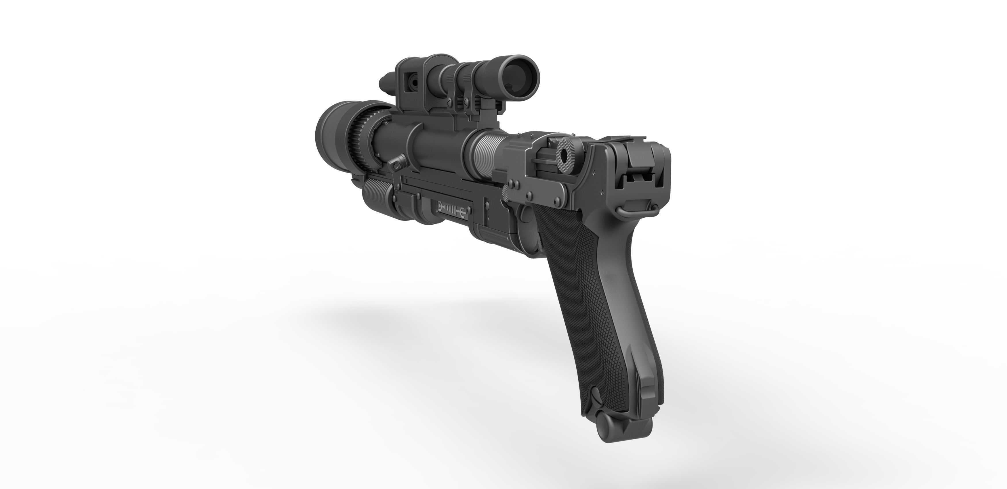 Ion Launcher Blaster A-180 from Star Wars 3D model_10