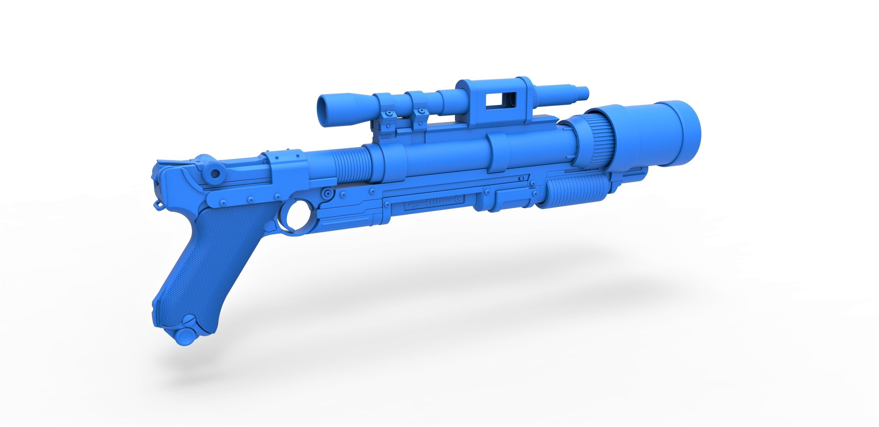 Ion Launcher Blaster A-180 from Star Wars 3D model_26