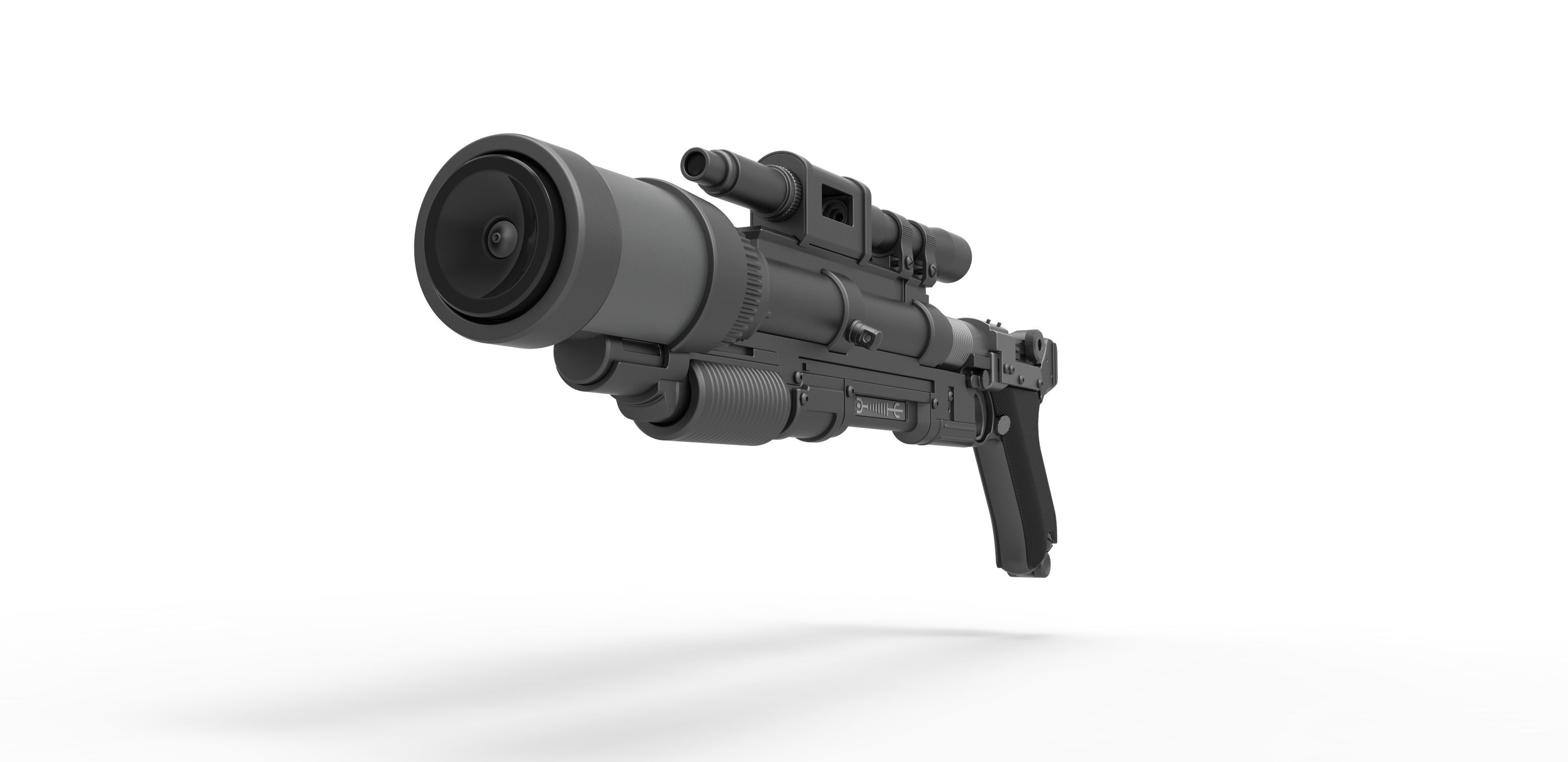 Ion Launcher Blaster A-180 from Star Wars 3D model_4
