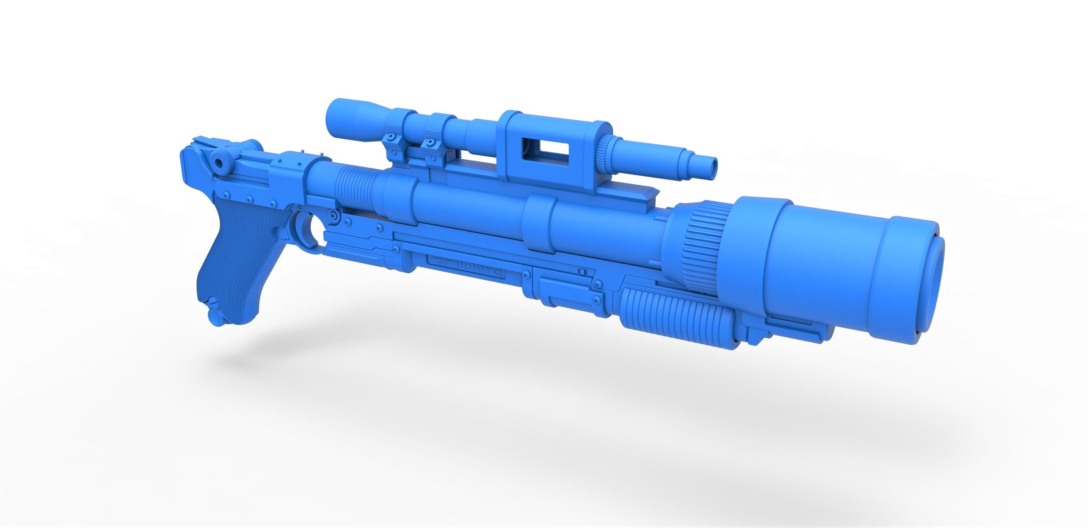 Ion Launcher Blaster A-180 from Star Wars 3D model_28