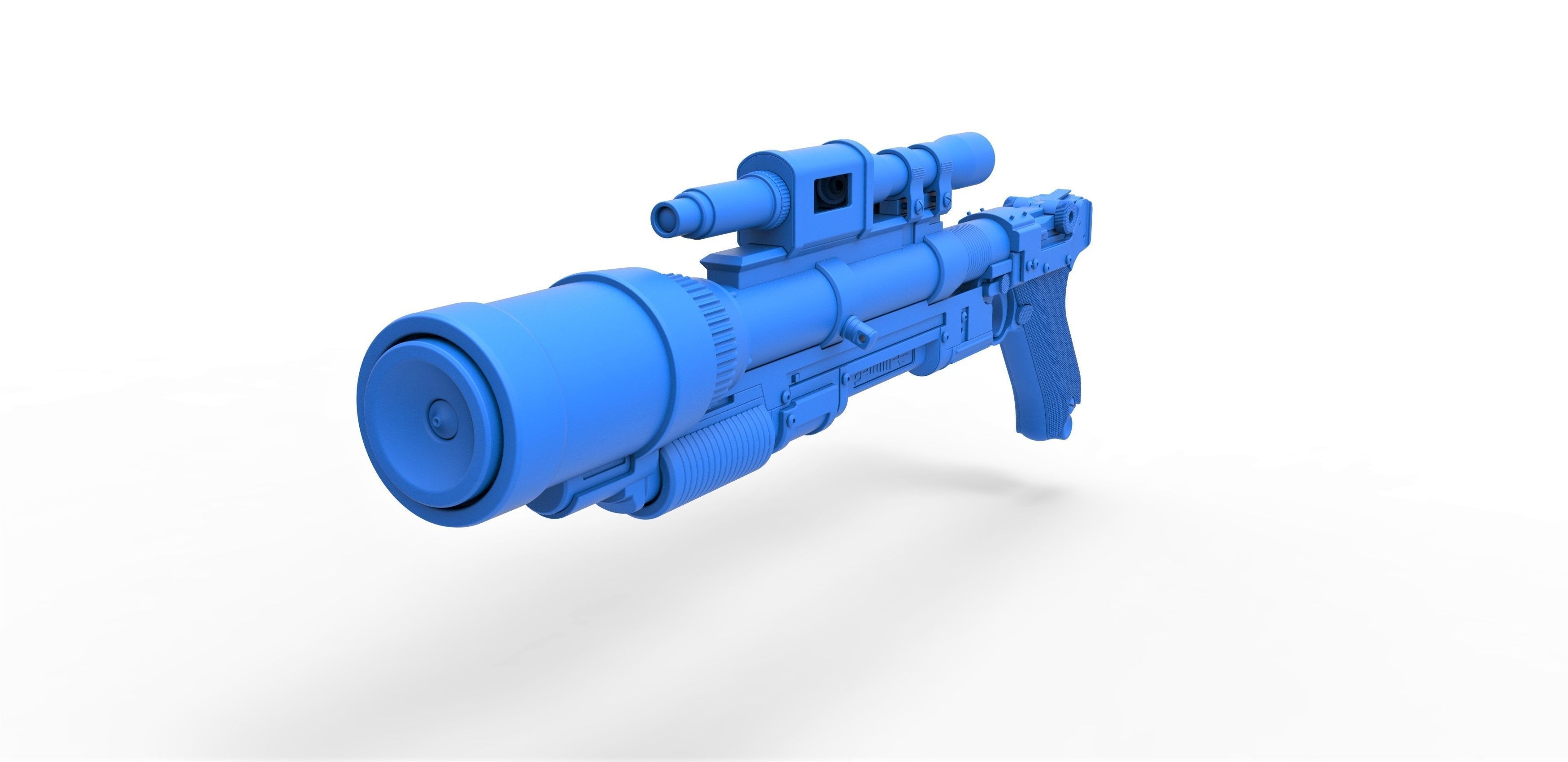 Ion Launcher Blaster A-180 from Star Wars 3D model_17