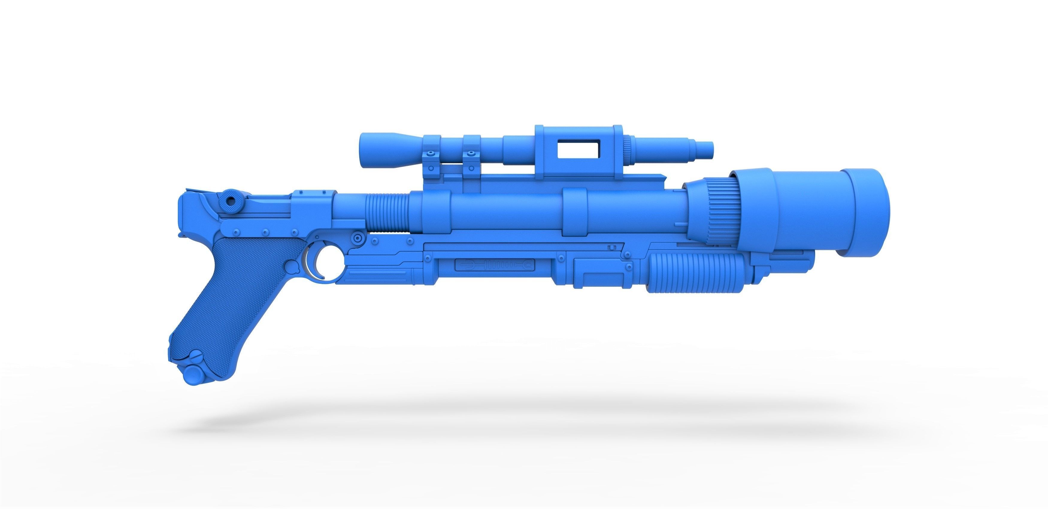 Ion Launcher Blaster A-180 from Star Wars 3D model_27