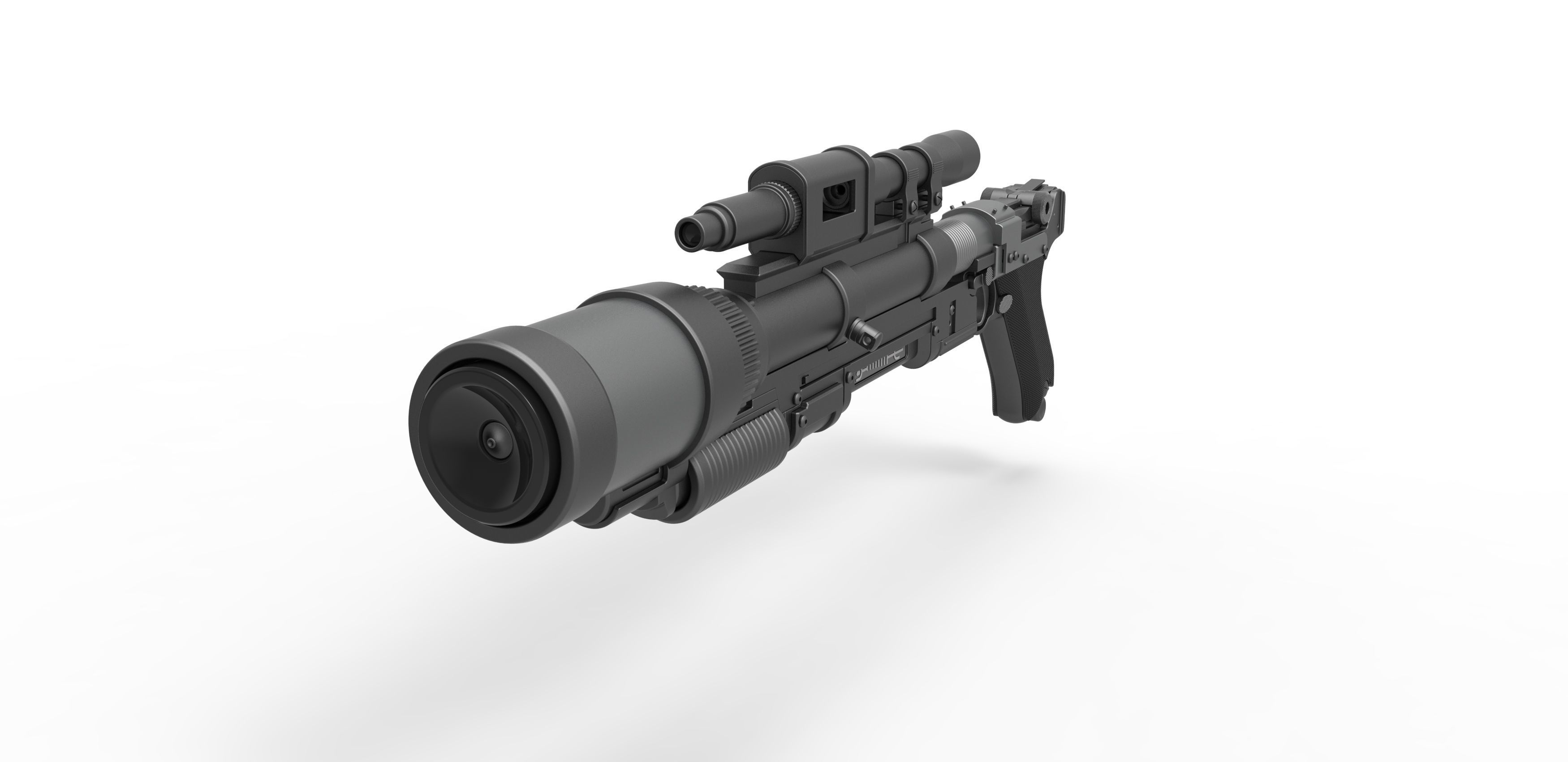 Ion Launcher Blaster A-180 from Star Wars 3D model_3