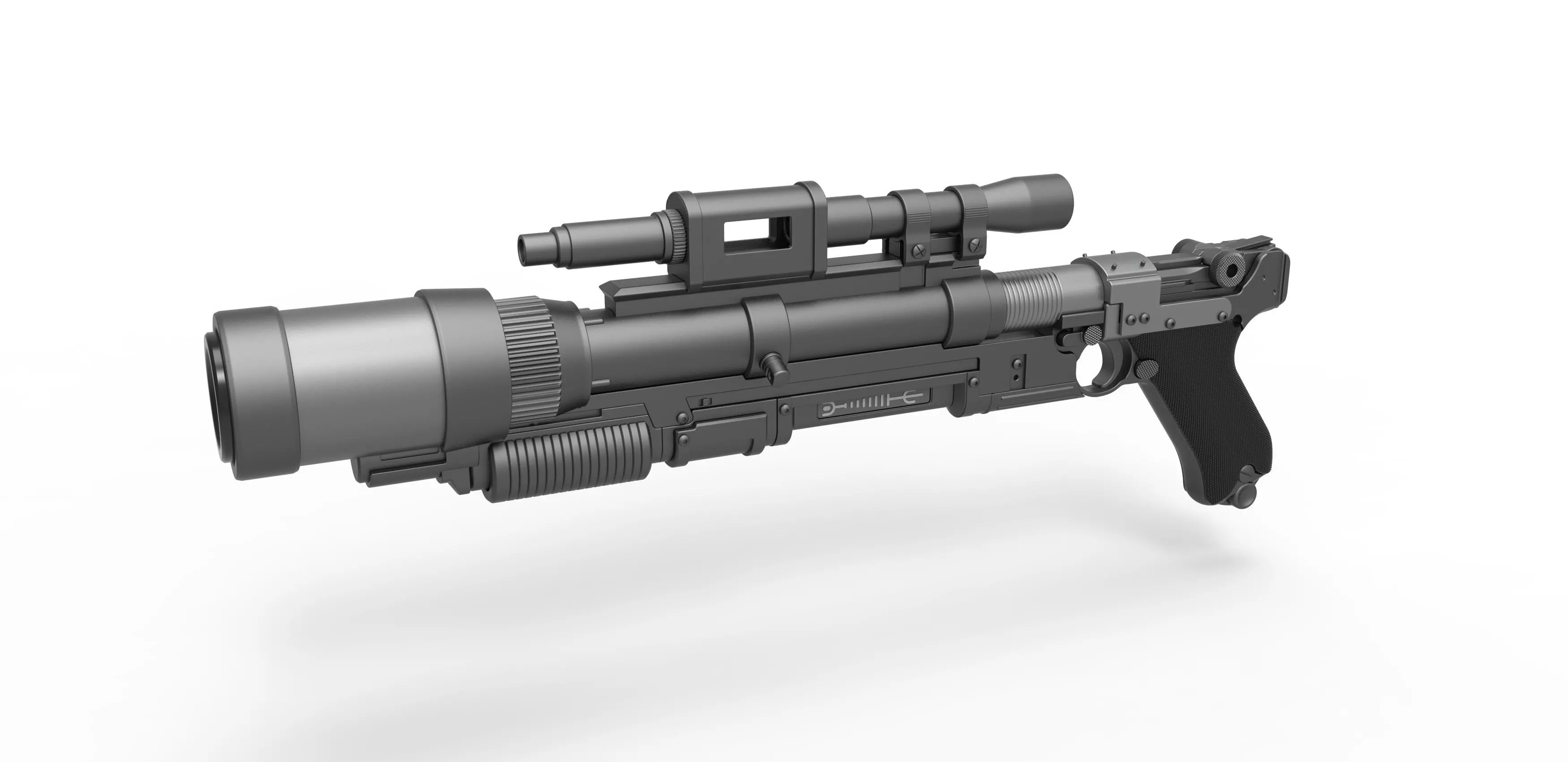 Ion Launcher Blaster A-180 from Star Wars 3D model_0