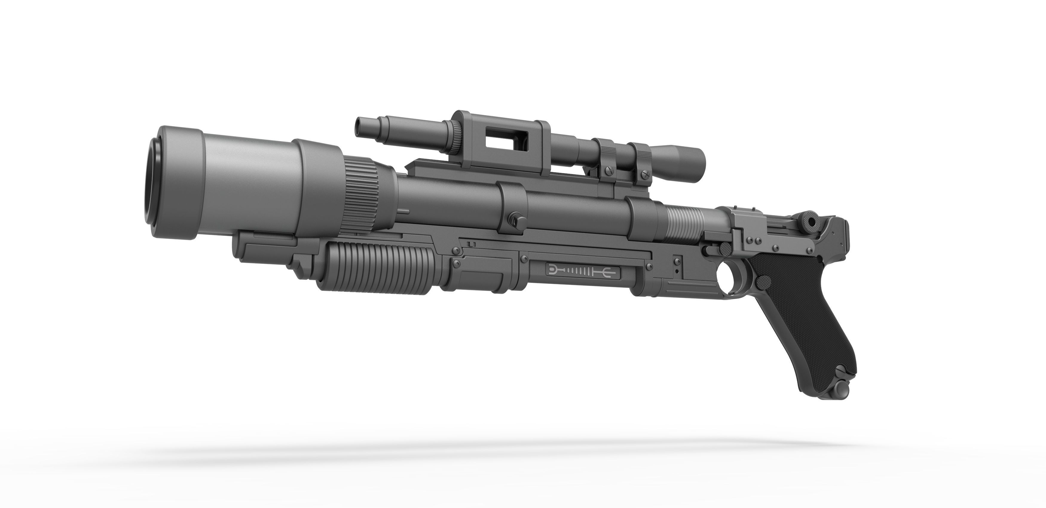 Ion Launcher Blaster A-180 from Star Wars 3D model_2