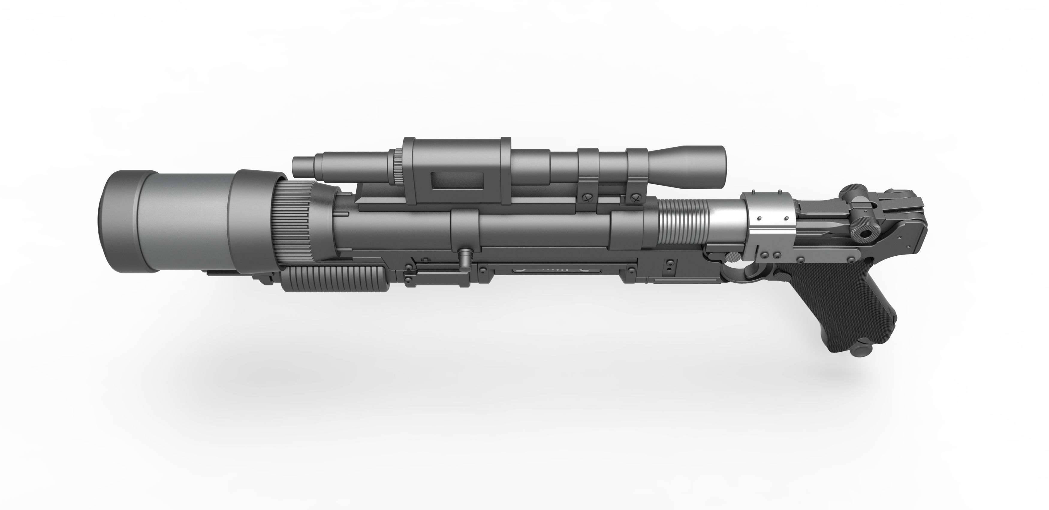 Ion Launcher Blaster A-180 from Star Wars 3D model_7