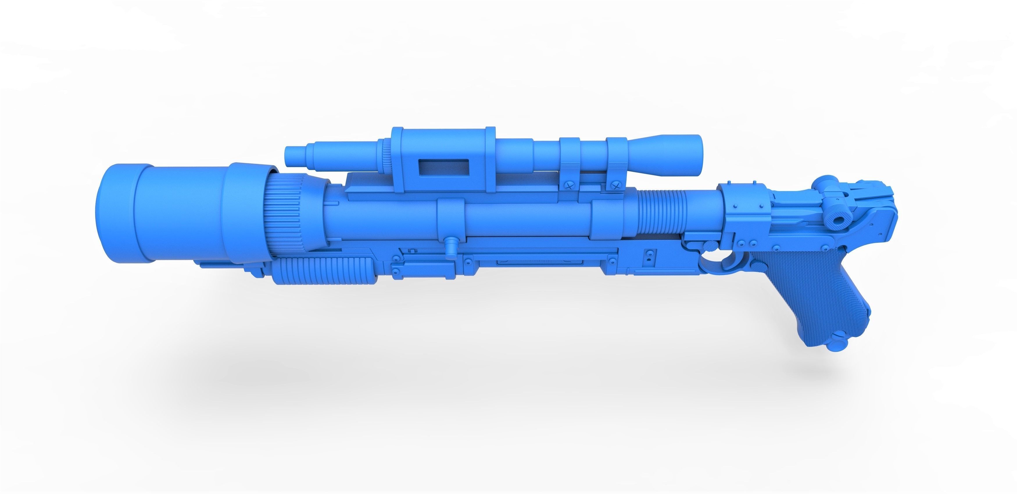 Ion Launcher Blaster A-180 from Star Wars 3D model_21