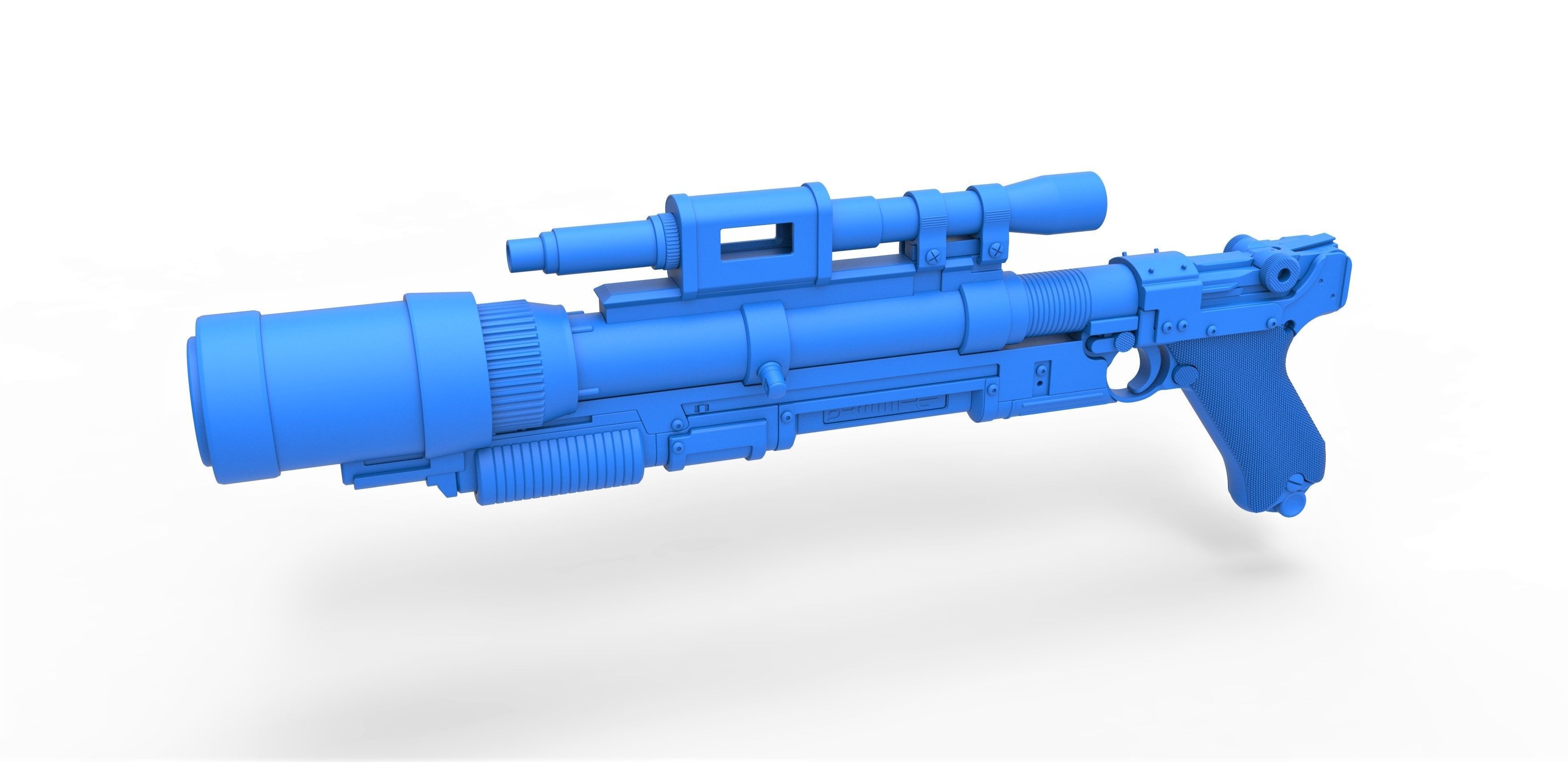 Ion Launcher Blaster A-180 from Star Wars 3D model_15