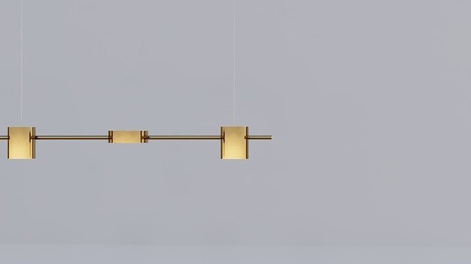 Kuor Pendant Lamp Low-poly 3D model