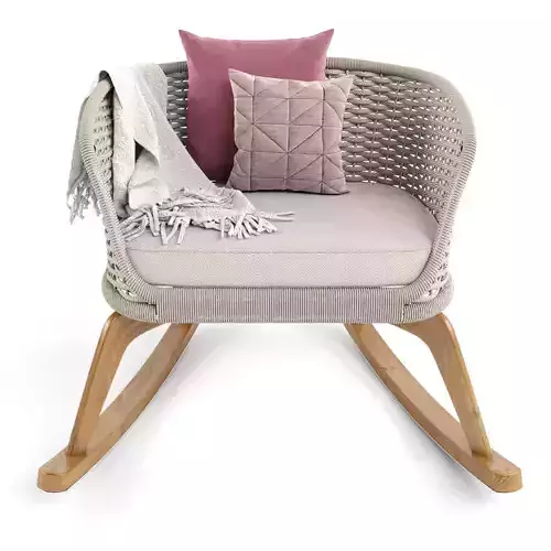 Ludo Rocking Armchair by Atmosphera