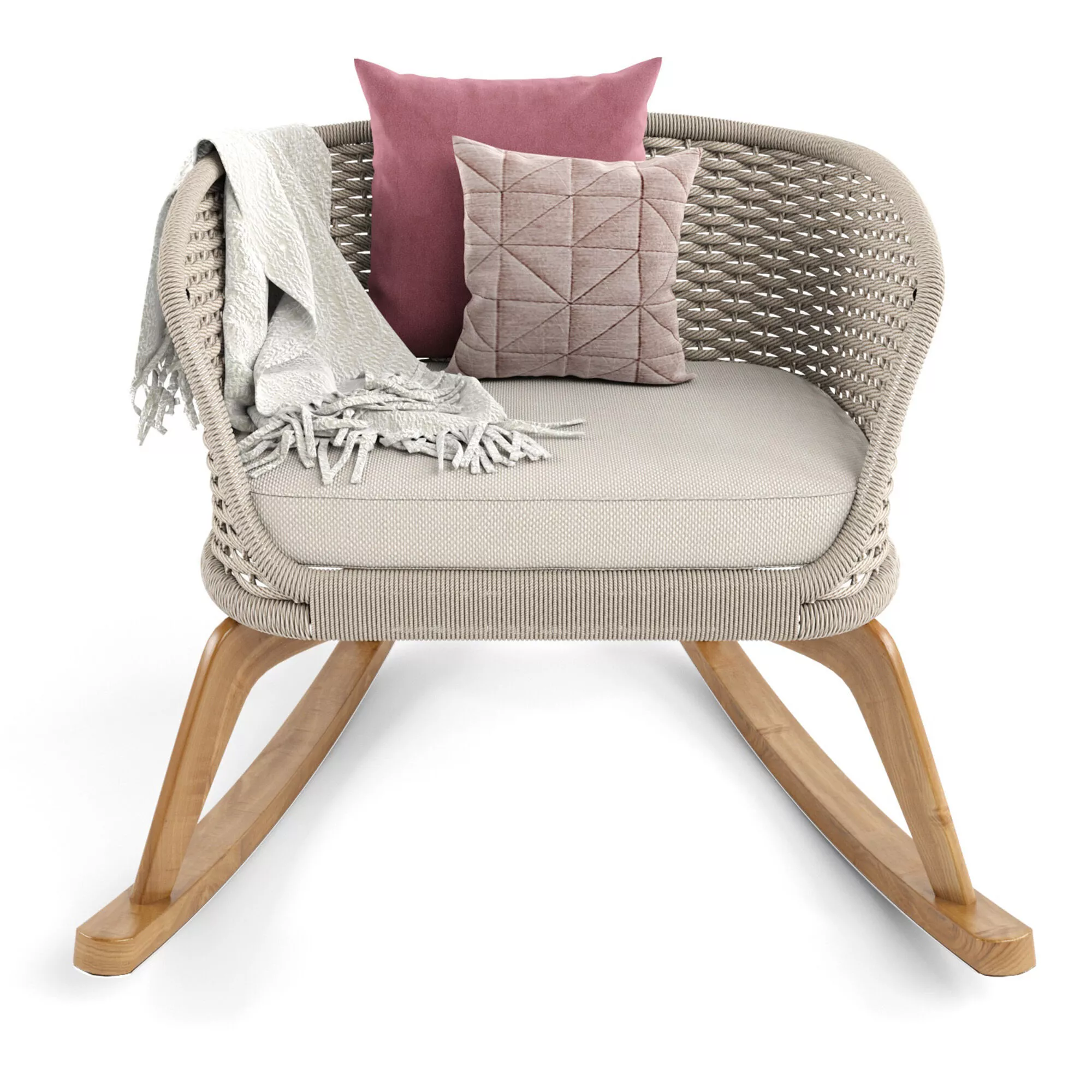 Ludo Rocking Armchair by Atmosphera 3D model