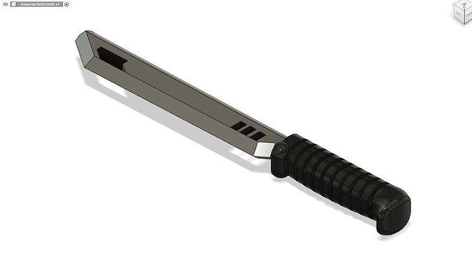Imperial field knife 2  3D print model
