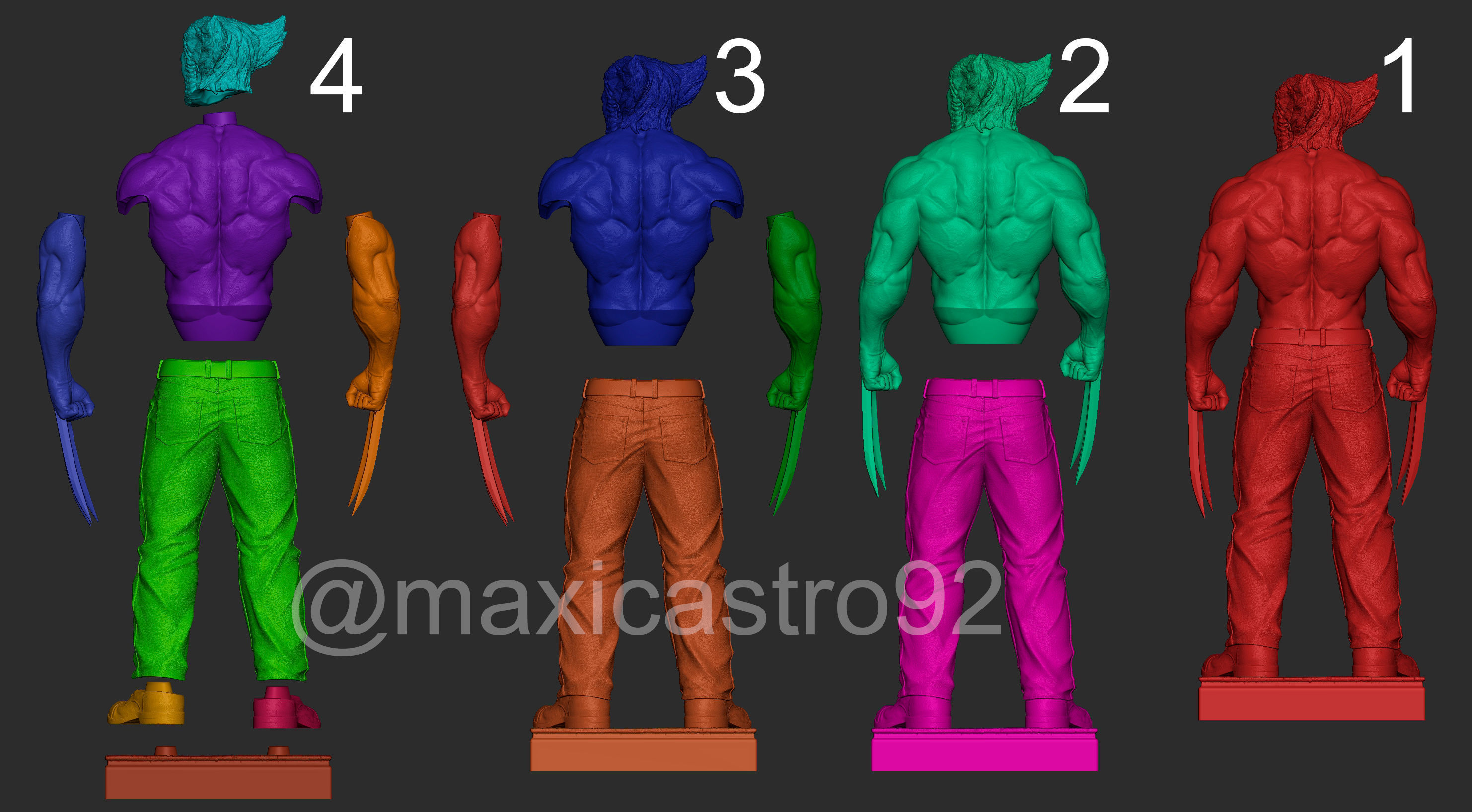 Logan Collectible Fan Art Wolverine 3D print model_8