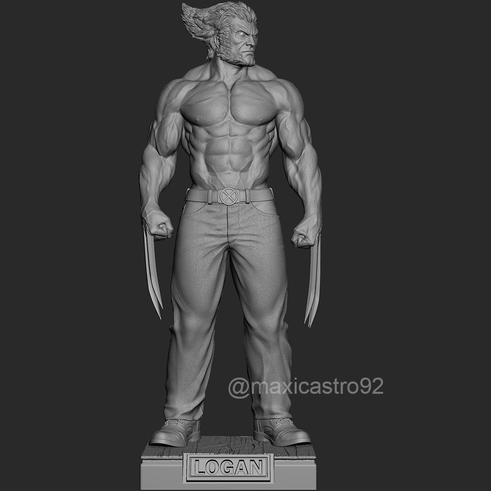 Logan Collectible Fan Art Wolverine 3D print model_4