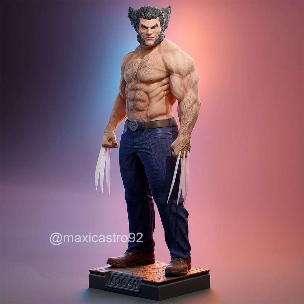Logan Collectible Fan Art Wolverine 3D print model_1