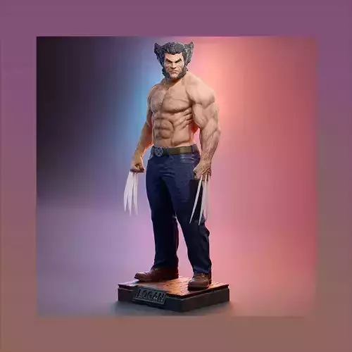 Logan Collectible Fan Art Wolverine 3D print model