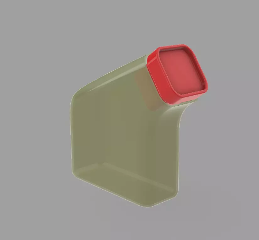 Plastic bottle 3D print model