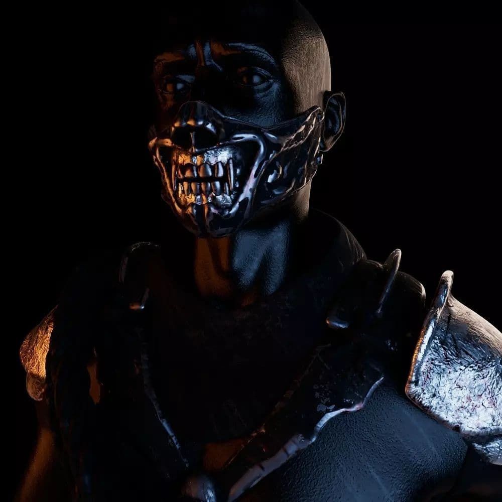 Warrior  game model and Character 3D model_1