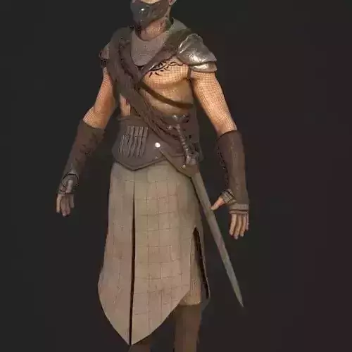 Warrior  game model and Character