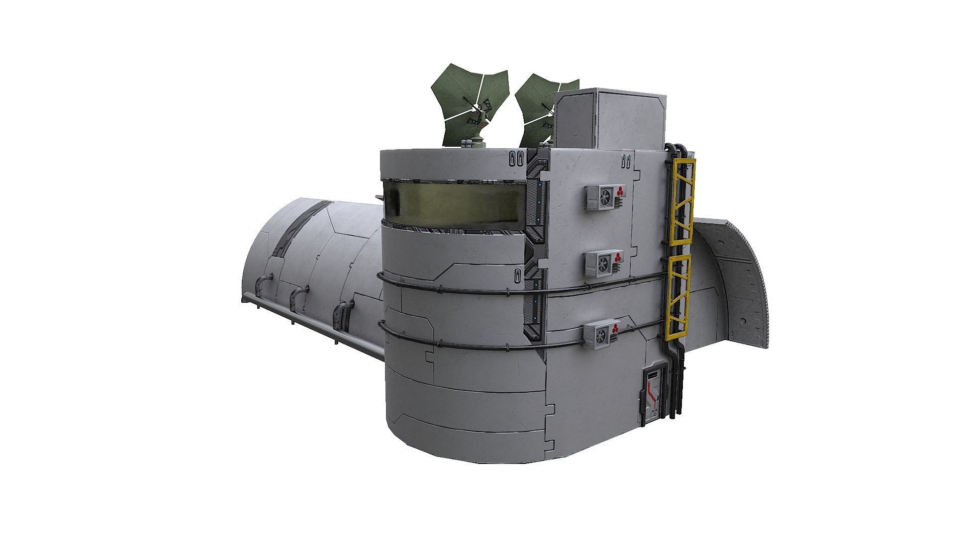 Space buildings 3D Model Collection_23